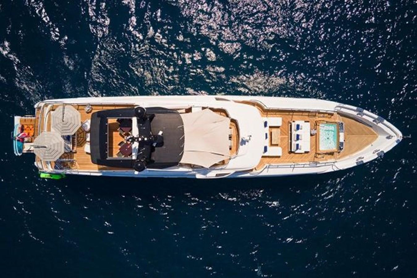 a boat in the water aboard 2018 BENETTI MEDITERRANEO 116 - VIRGIN ISLANDS Yacht for Sale