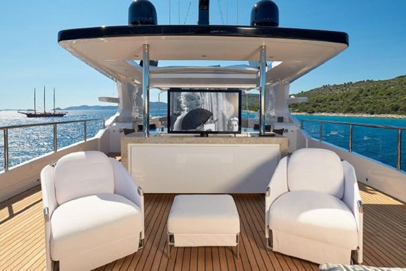 a boat on a boat aboard 2018 BENETTI MEDITERRANEO 116 - VIRGIN ISLANDS Yacht for Sale