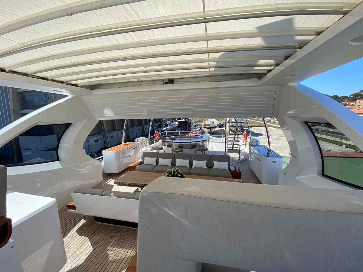 inside of a building aboard PARTNER Yacht for Sale