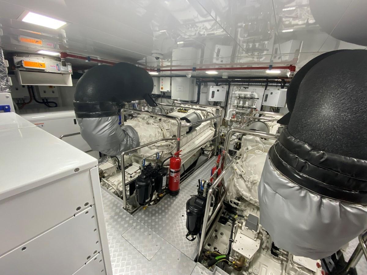 a person working in a car aboard PARTNER Yacht for Sale