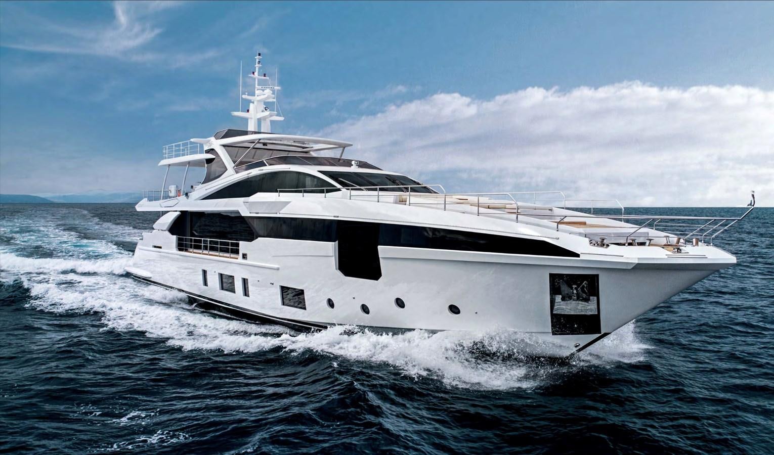 a white yacht in the water aboard PARTNER Yacht for Sale