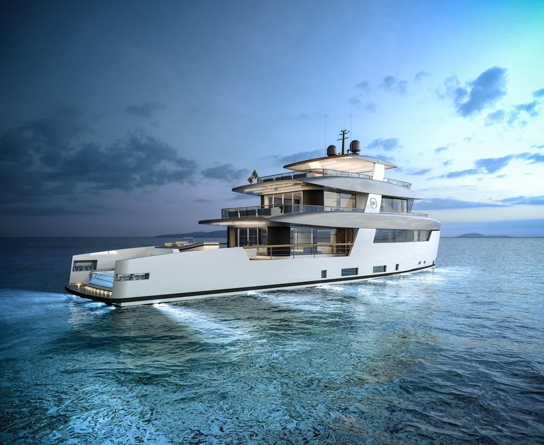 a boat in the water aboard 35M CECCARELLI EXPLORER YACHT Yacht for Sale