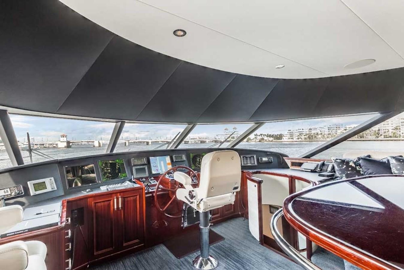inside of a car aboard OUR HERITAGE Yacht for Sale