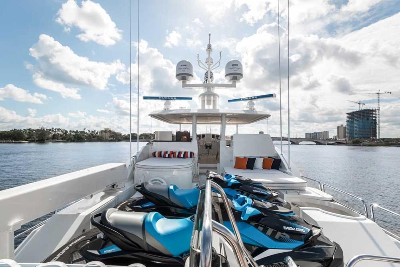 a boat on the water aboard OUR HERITAGE Yacht for Sale