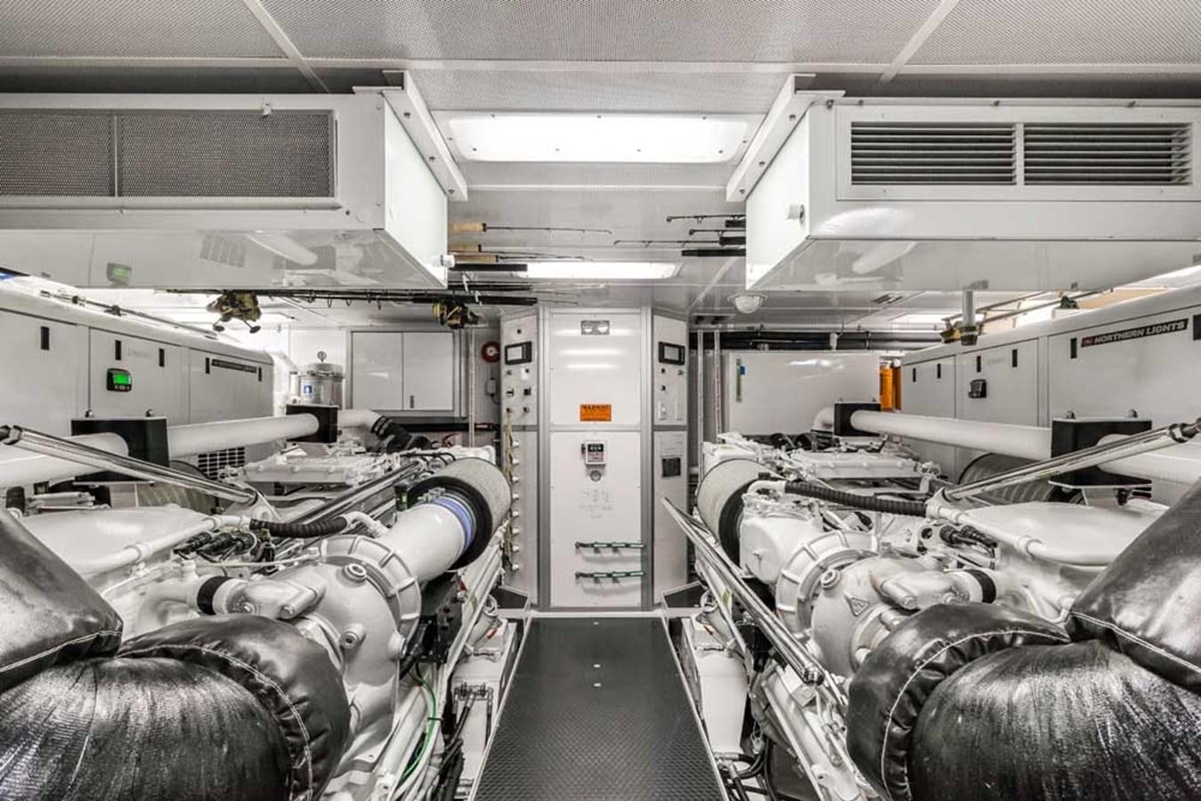a room with machinery aboard OUR HERITAGE Yacht for Sale