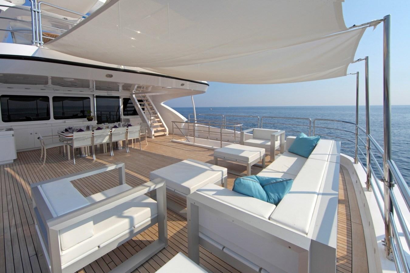 a boat on the water aboard SEA SHELL Yacht for Sale