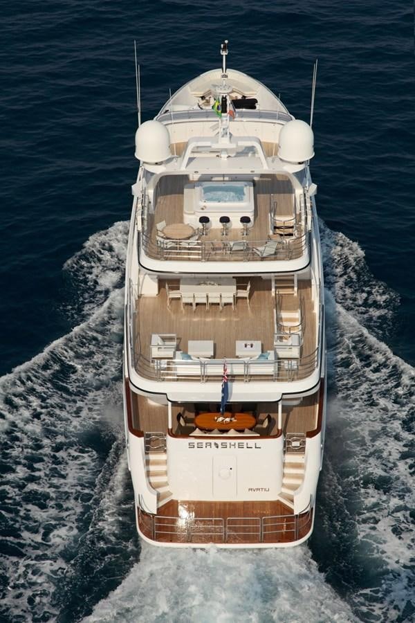 a ship on the water aboard SEA SHELL Yacht for Sale
