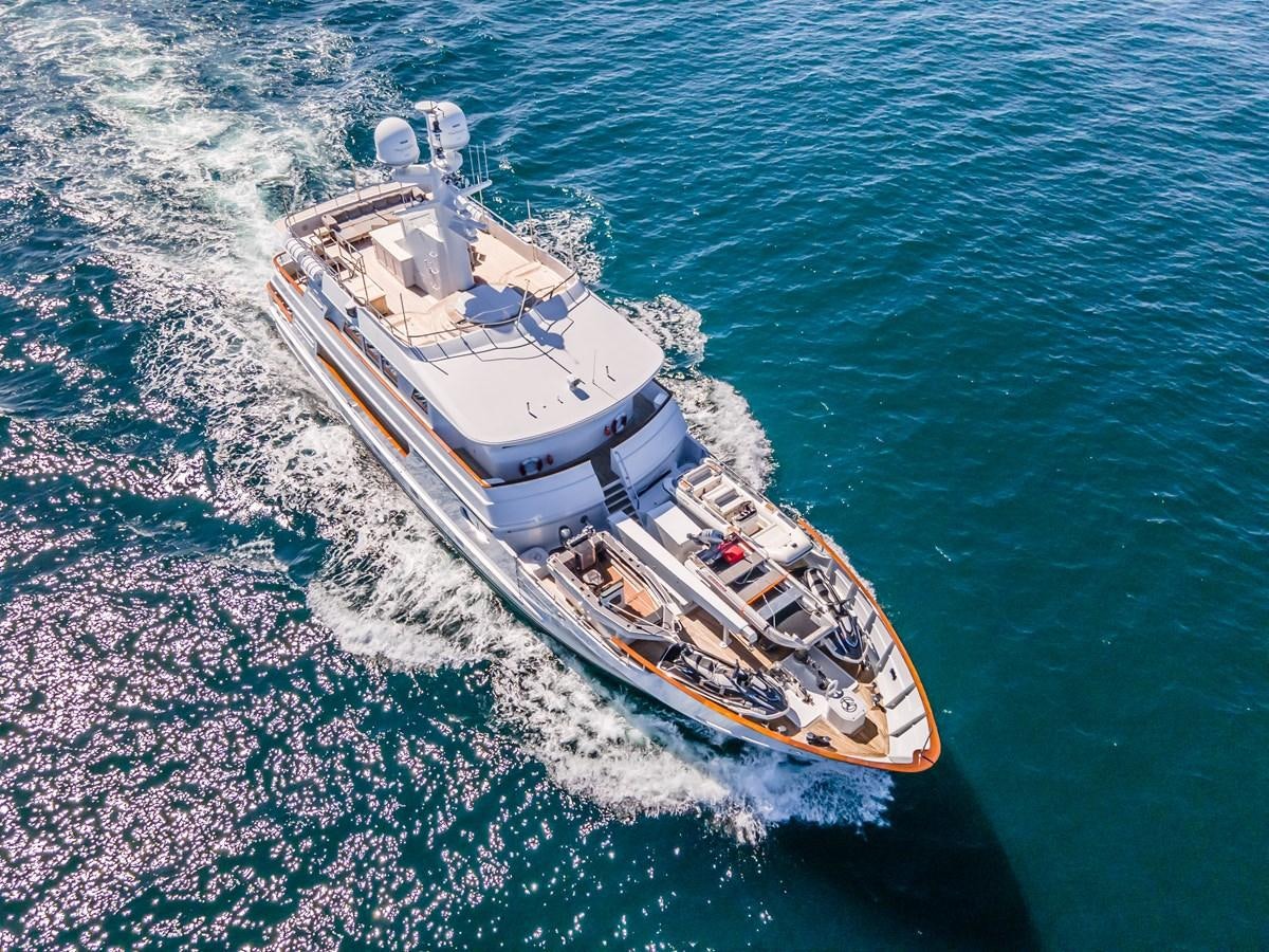 a ship on the water aboard RELENTLESS Yacht for Sale