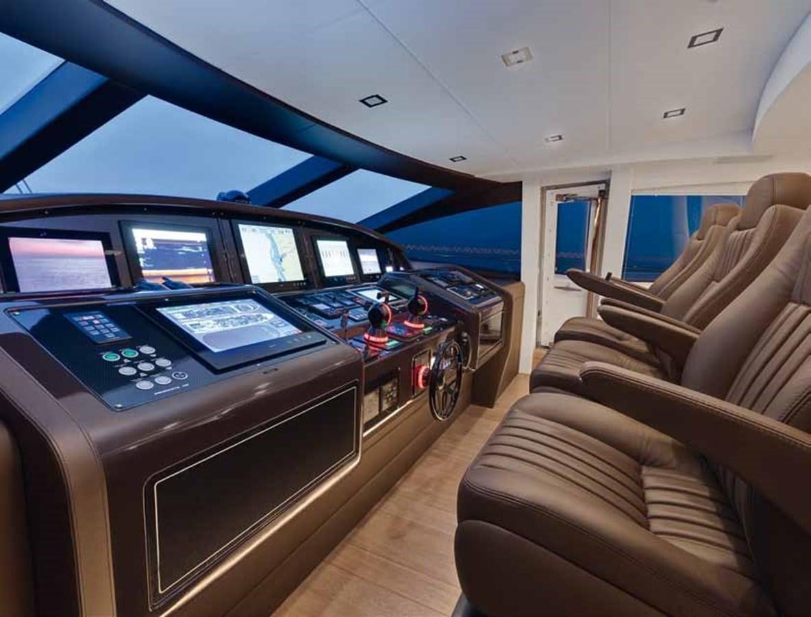 inside of a car aboard AXTANA Yacht for Sale