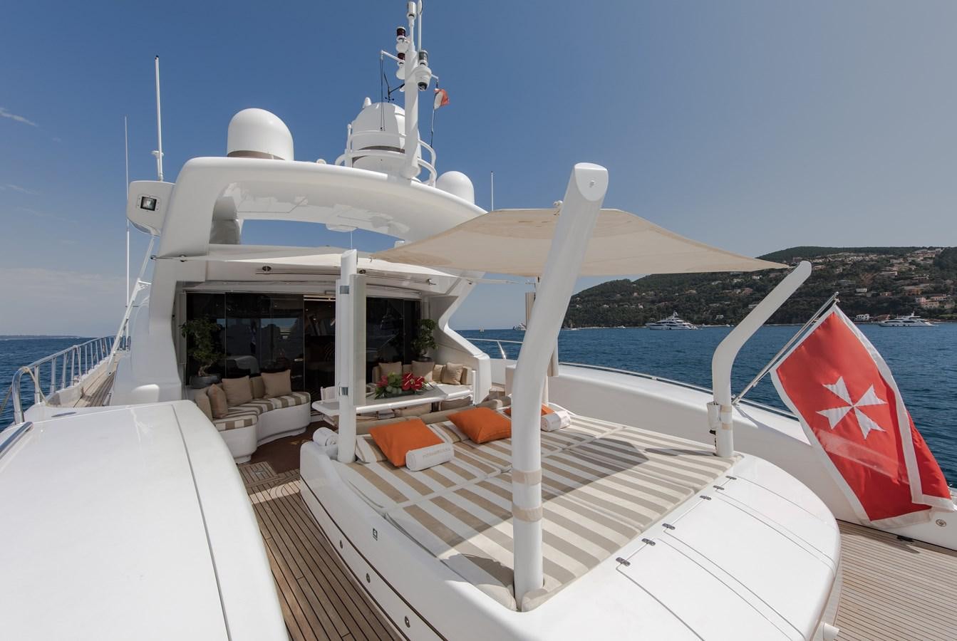 a boat on the water aboard FATAMORGANA Yacht for Sale