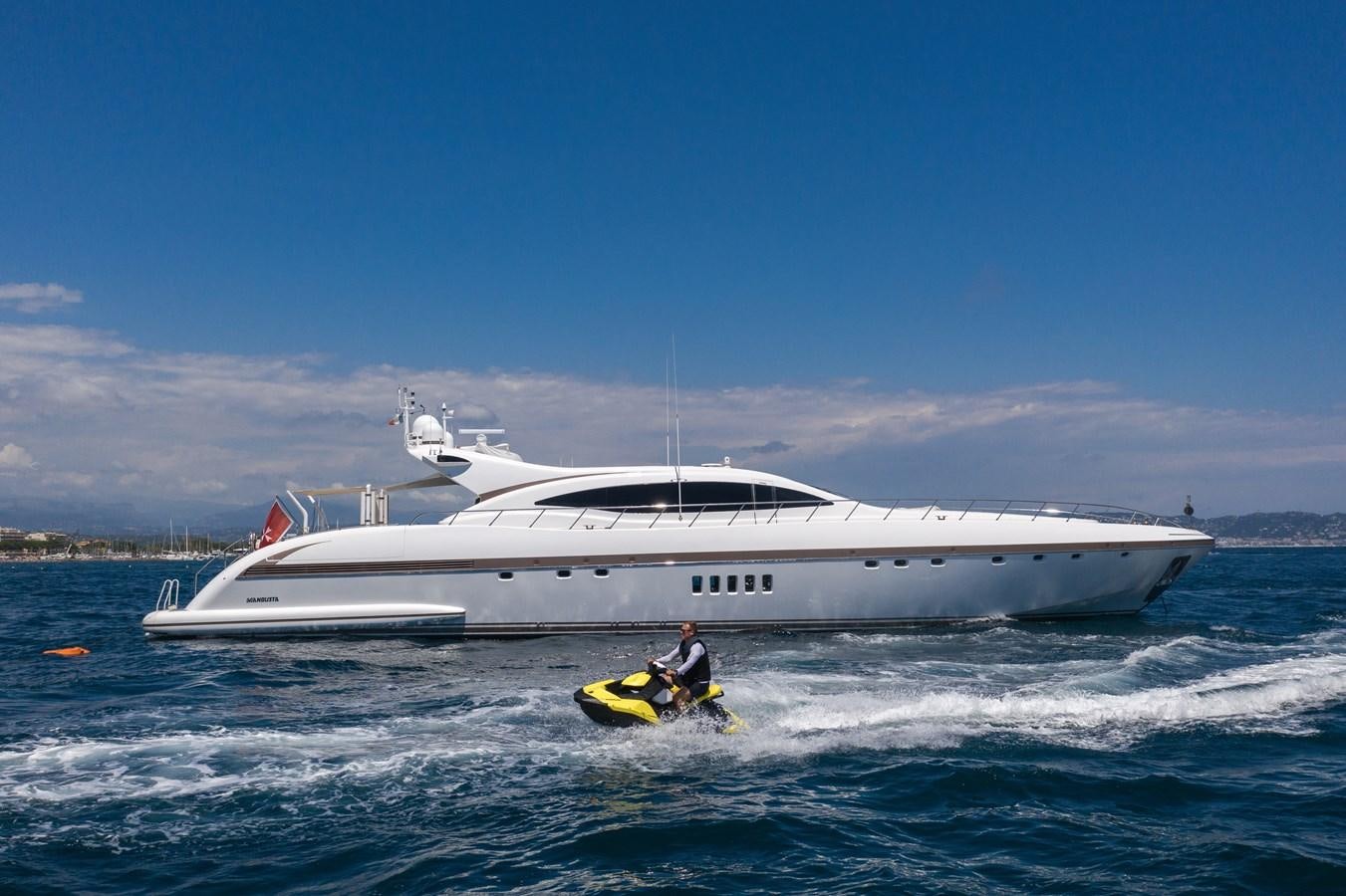 a boat in the water aboard FATAMORGANA Yacht for Sale