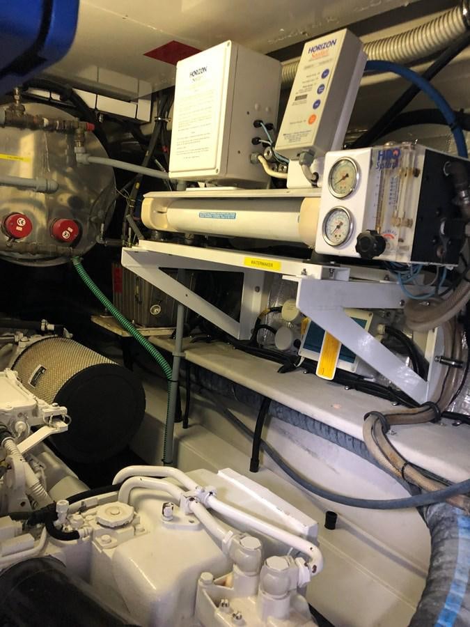 a close-up of a machine aboard UNICO Yacht for Sale