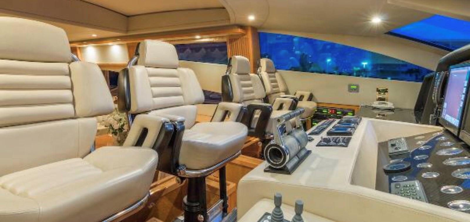 inside of a plane aboard UNICO Yacht for Sale