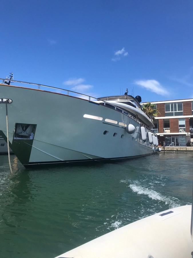 a boat in the water aboard FIFTH AVENUE Yacht for Sale