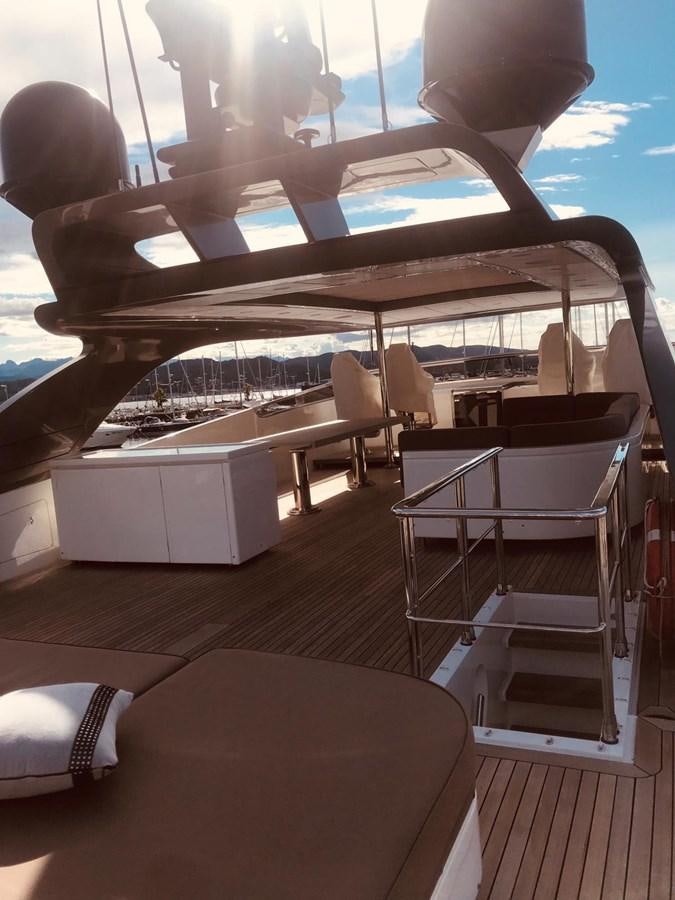 a boat on the water aboard FIFTH AVENUE Yacht for Sale