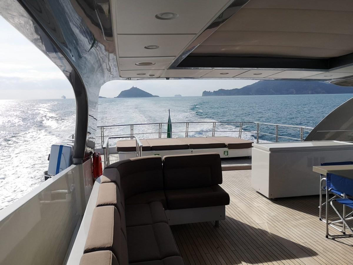 a boat on the water aboard FIFTH AVENUE Yacht for Sale