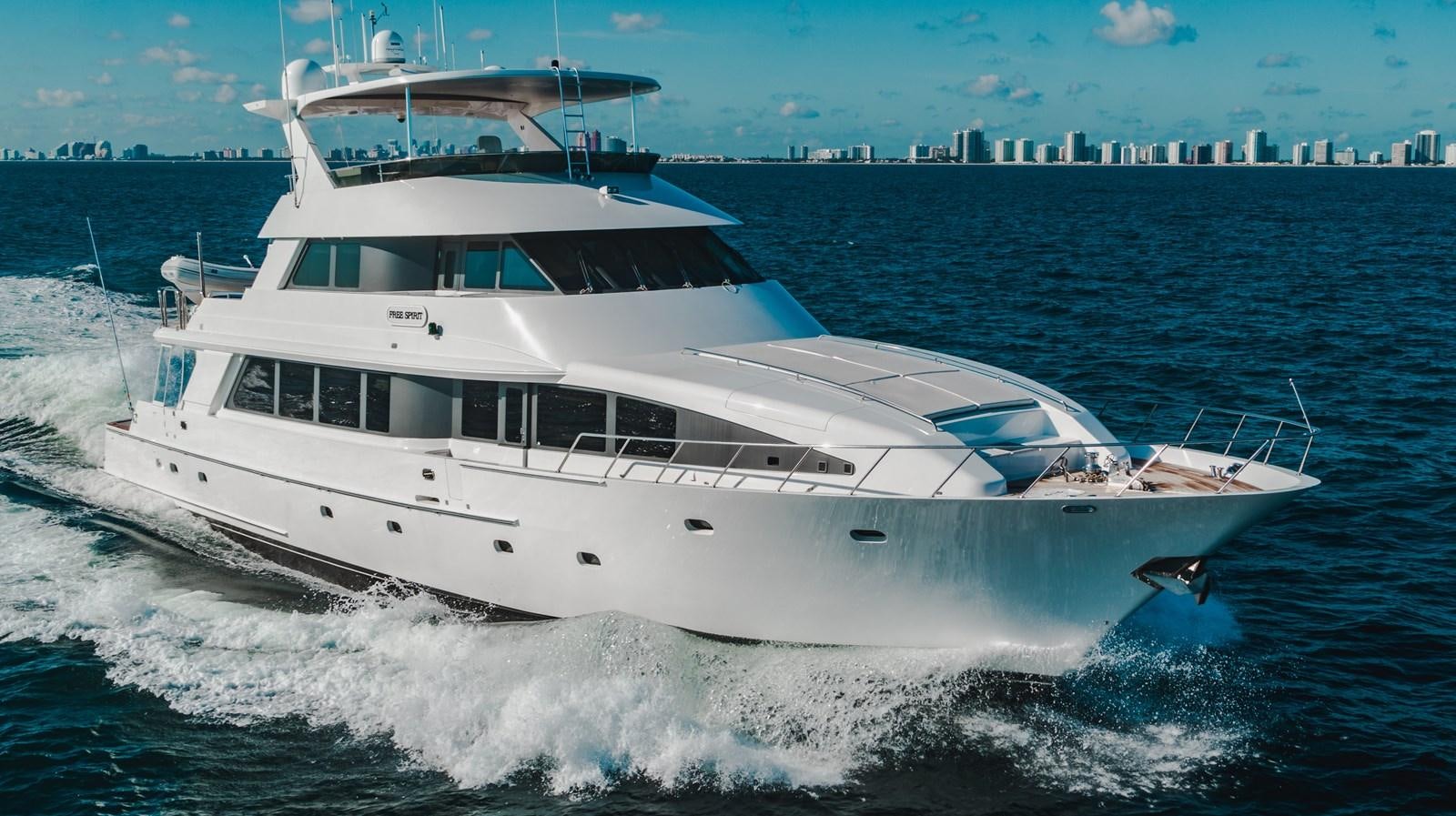 a boat on the water aboard FREE SPIRIT Yacht for Sale