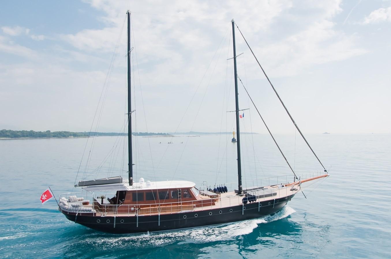 a boat on the water aboard VITA DOLCE Yacht for Sale