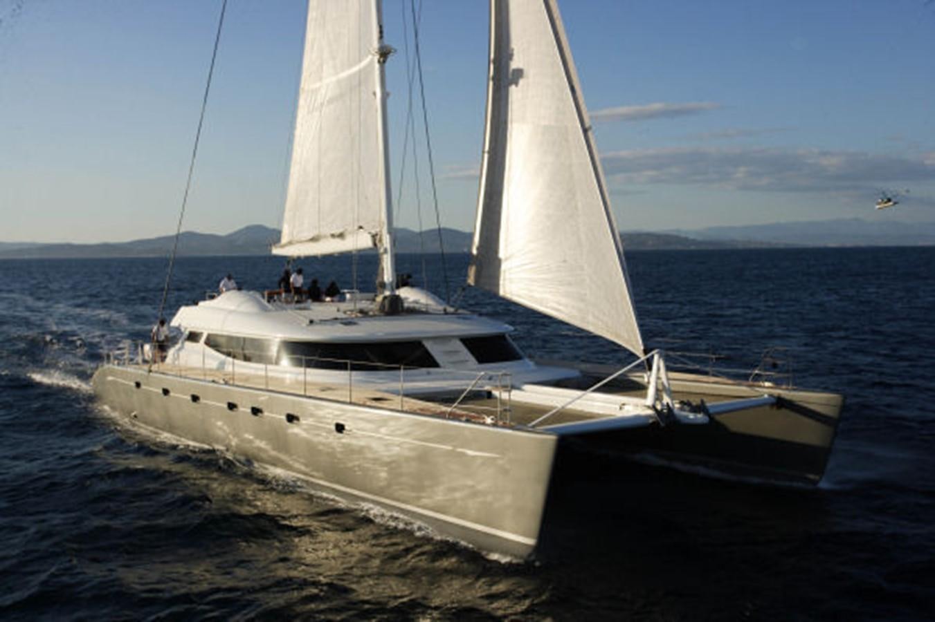 a sailboat on the water aboard 102' 2007 BLUBAY 102 Yacht for Sale