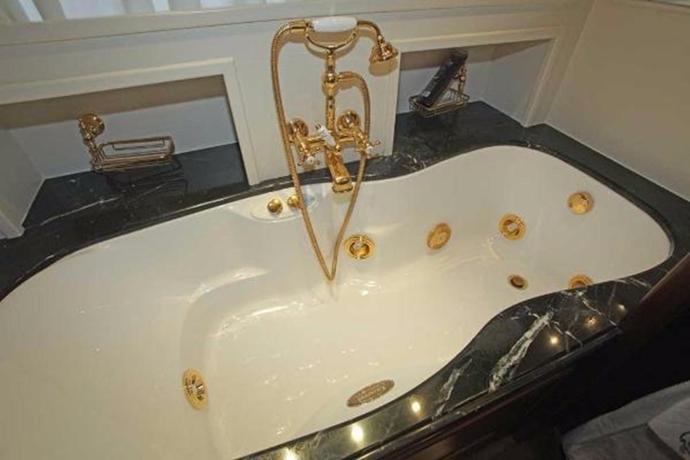a sink with a faucet aboard GIHRAMAR Yacht for Sale