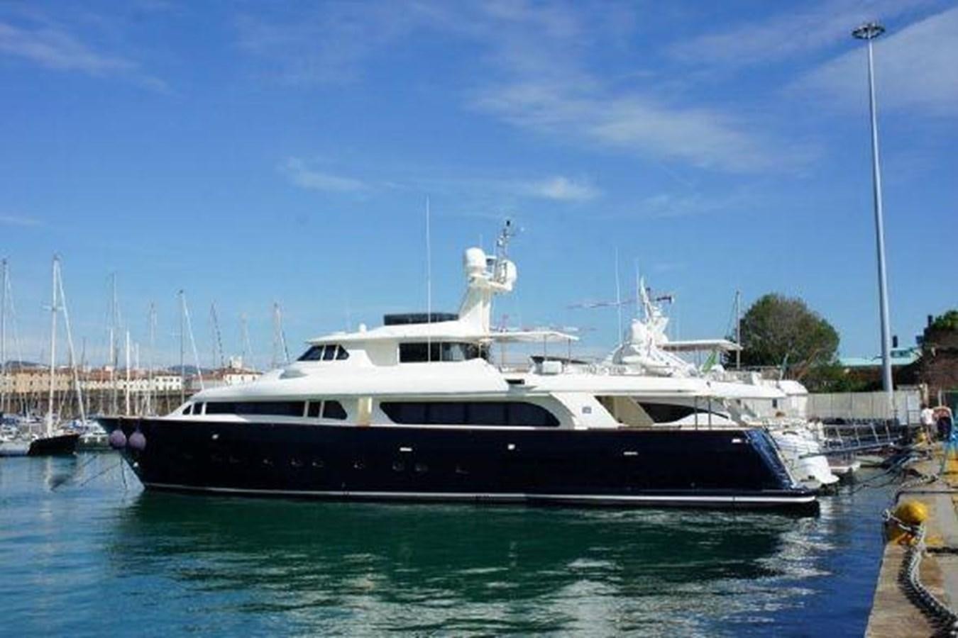 a boat in the water aboard GIHRAMAR Yacht for Sale