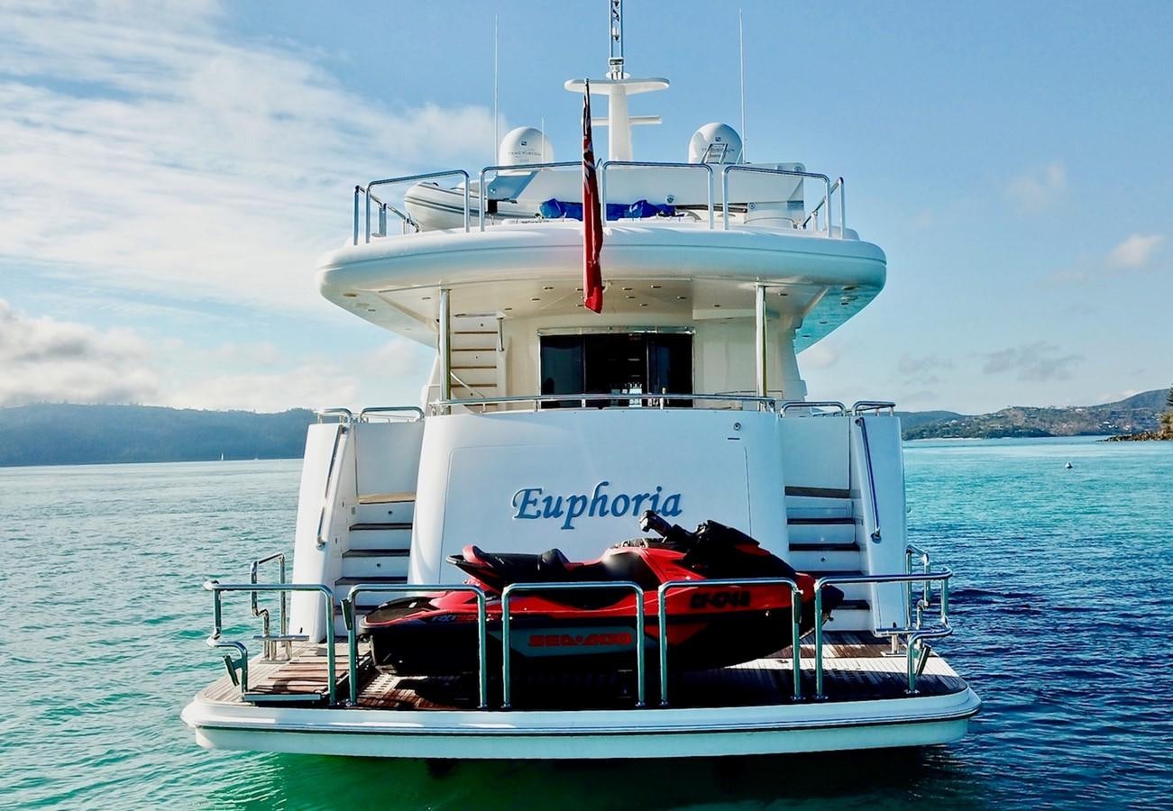 a boat in the water aboard EUPHORIA Yacht for Sale