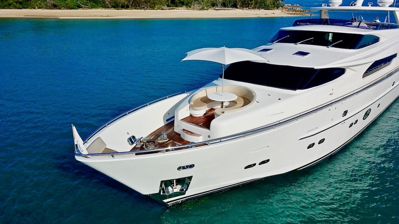 a boat on the water aboard EUPHORIA Yacht for Sale
