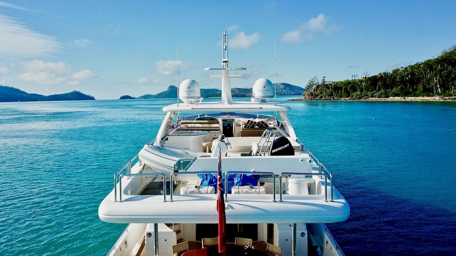 a boat on the water aboard EUPHORIA Yacht for Sale