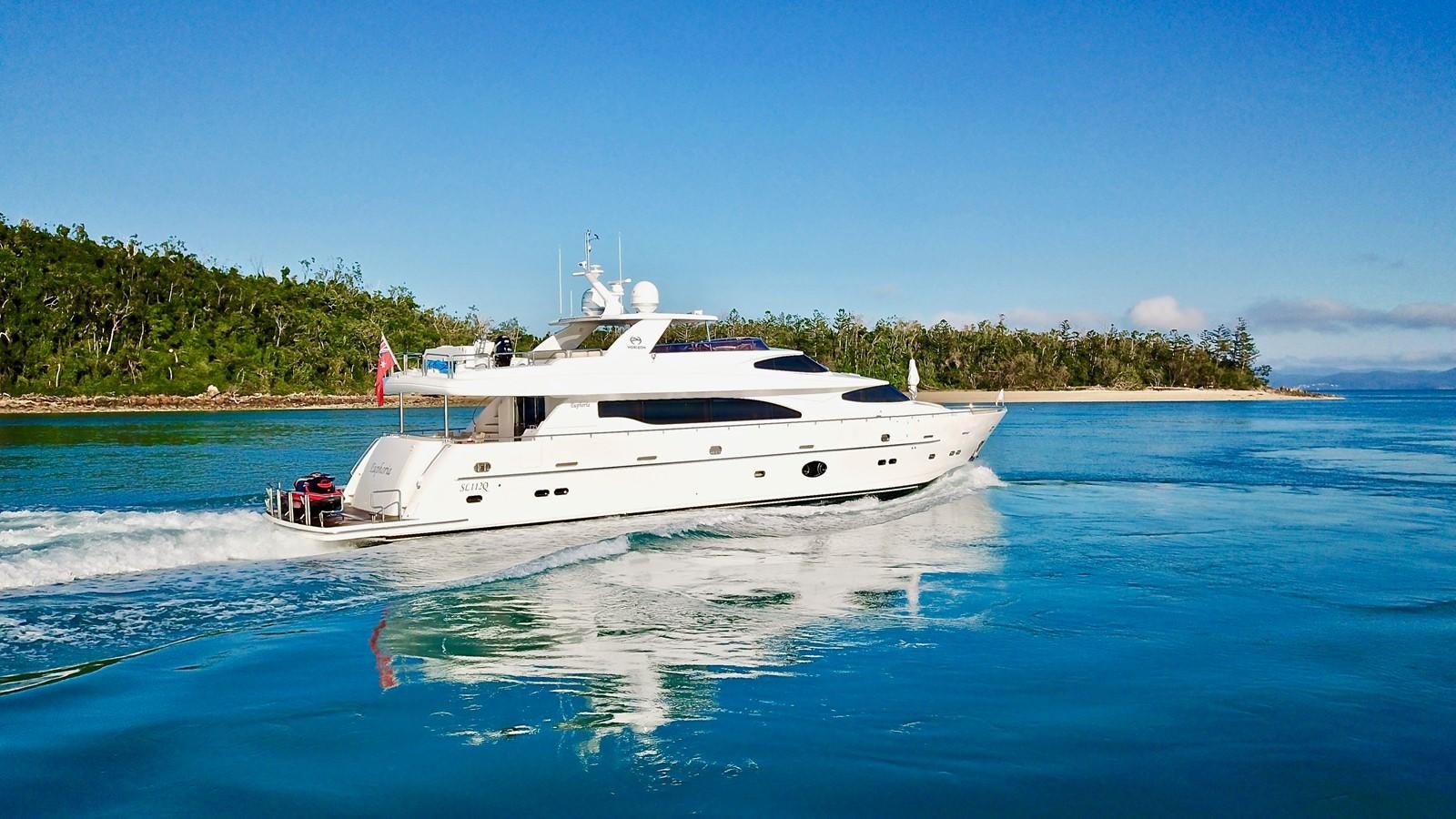 a boat on the water aboard EUPHORIA Yacht for Sale