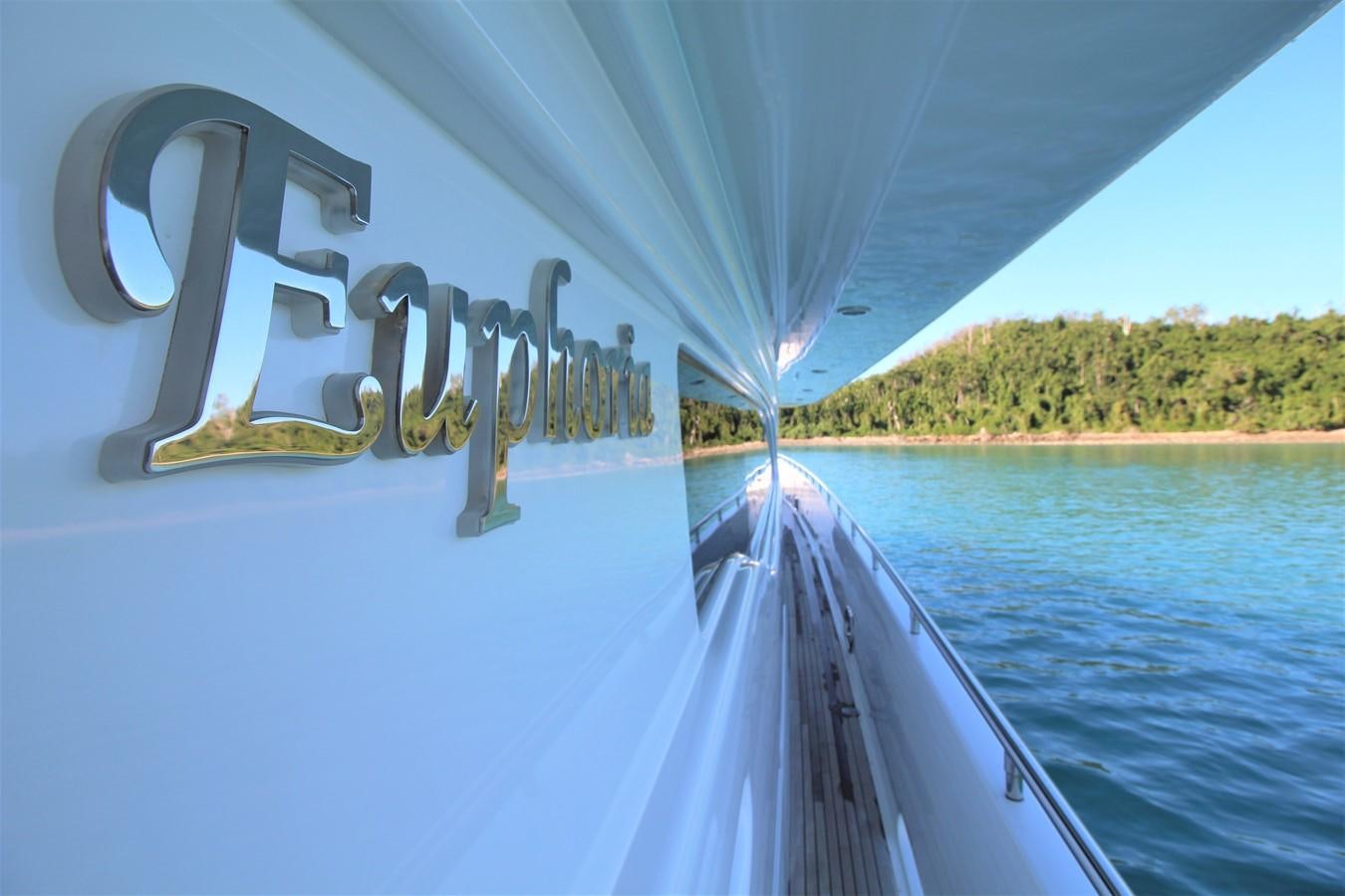 a boat with a large amount of metal on it aboard EUPHORIA Yacht for Sale