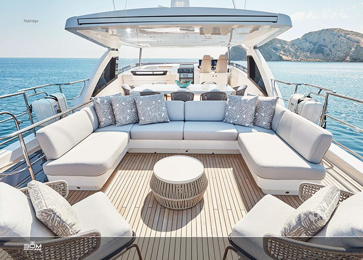 a boat on the water aboard PRINCESS 30M Yacht for Sale