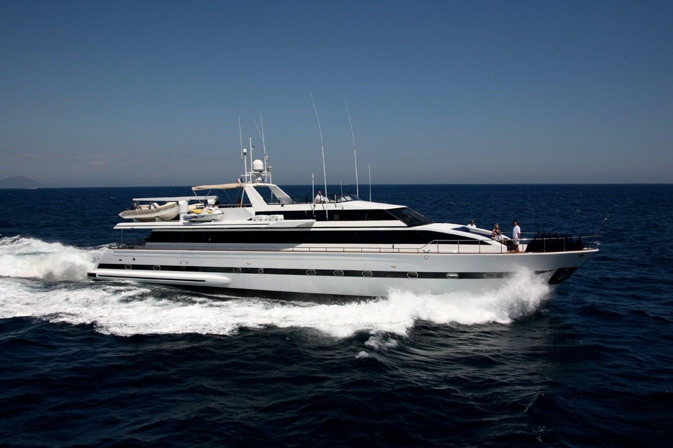 a boat on the water aboard QUEEN SOUTH Yacht for Sale