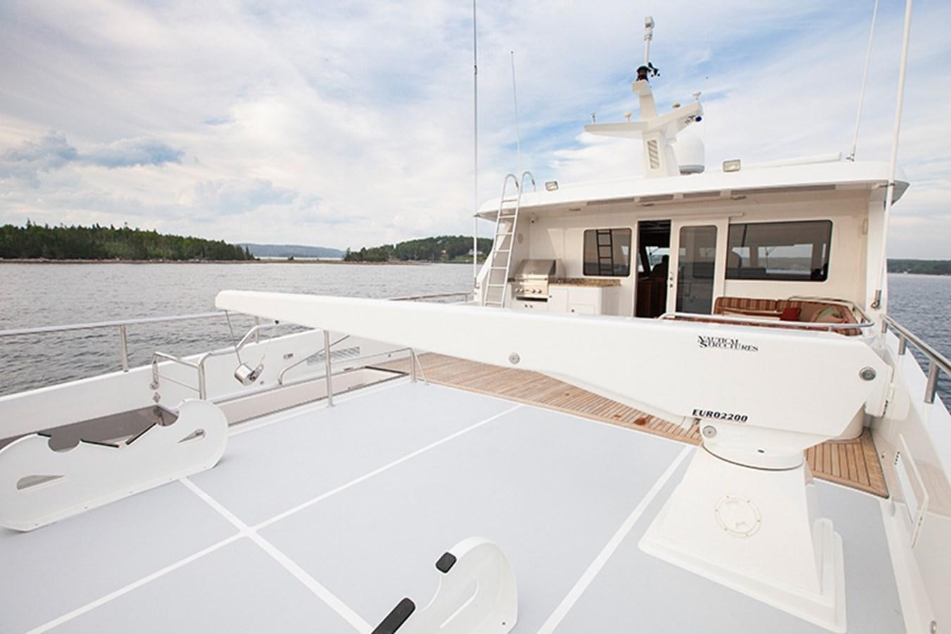 a boat on the water aboard RHAPSODY Yacht for Sale