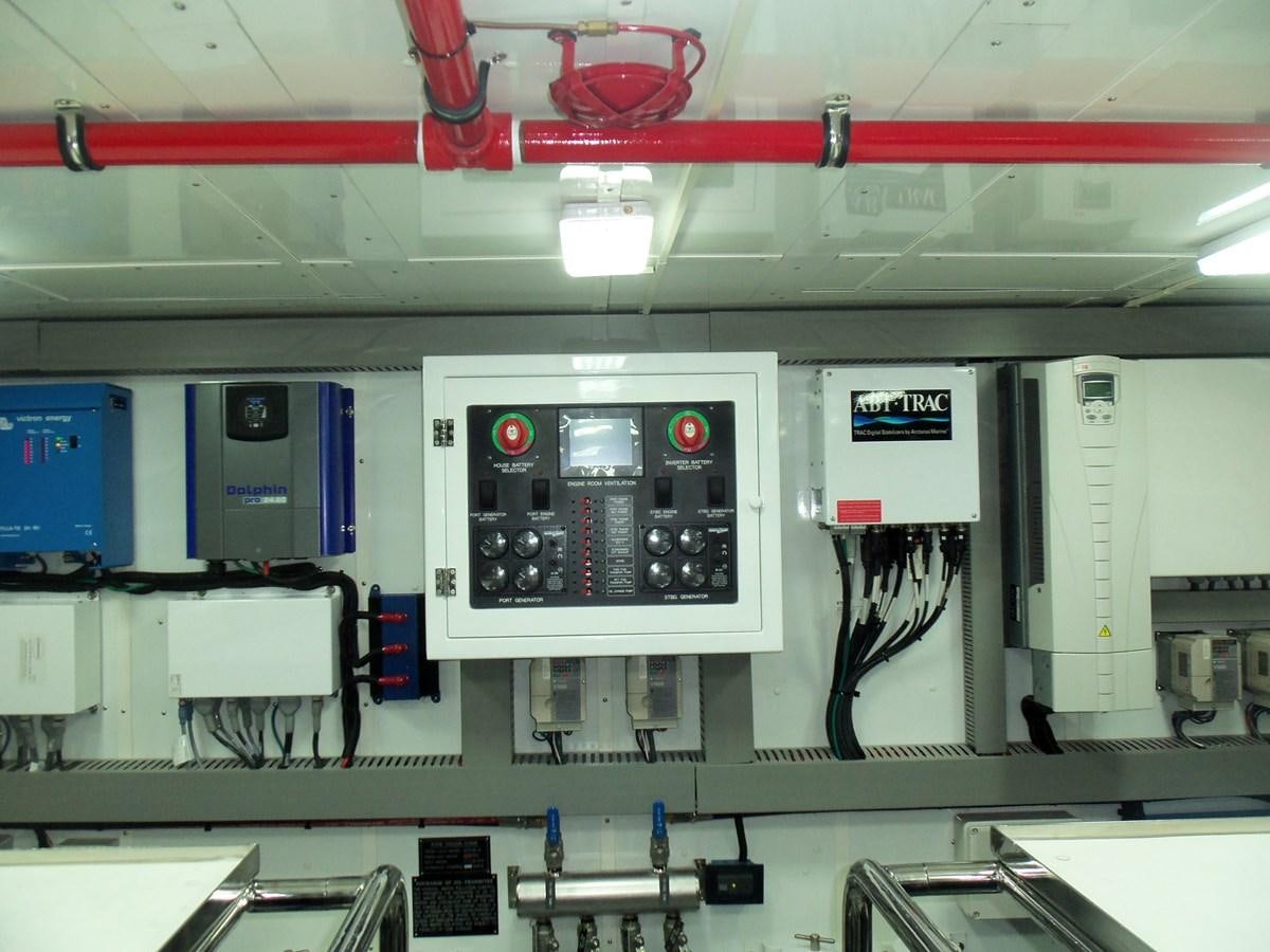 a machine with wires aboard DUMB ASS Yacht for Sale