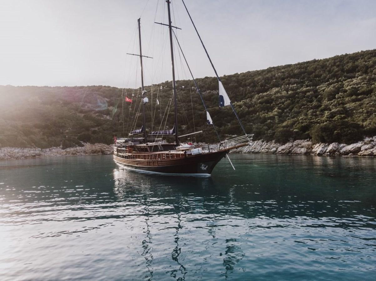 a boat on the water aboard CAPRICORN 1 Yacht for Sale