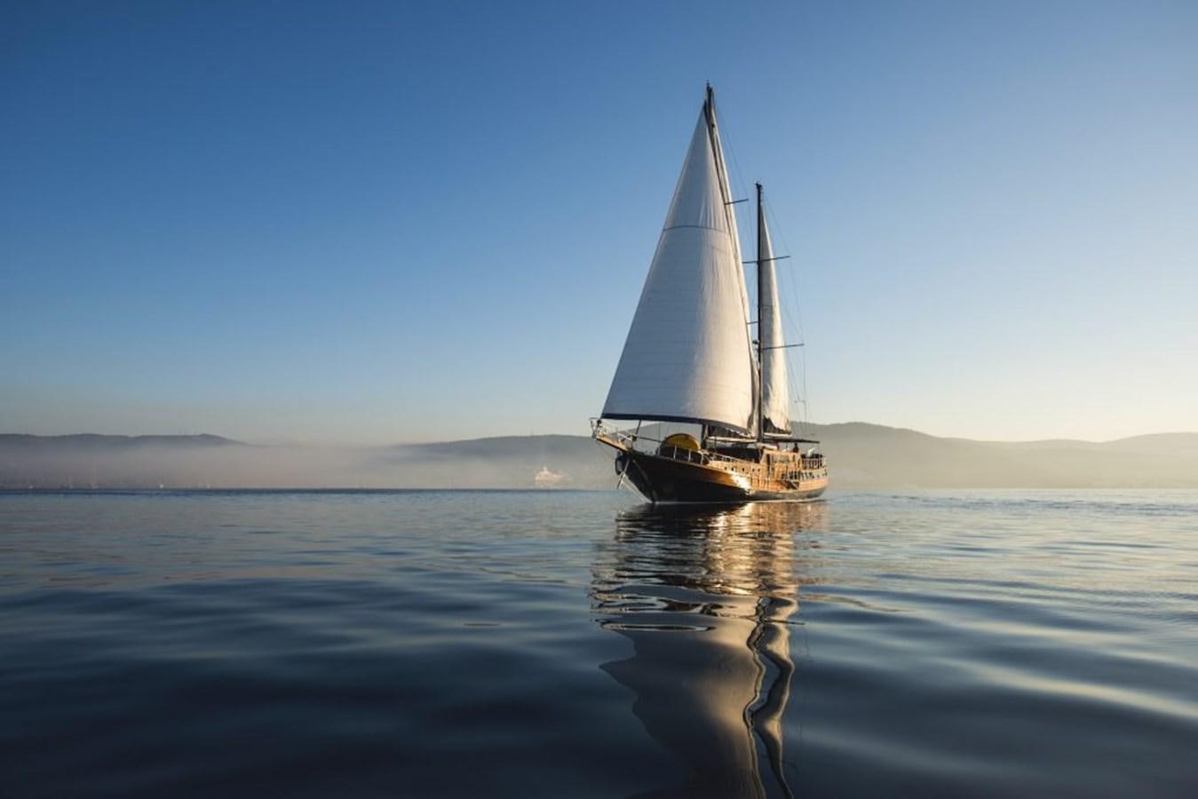 a sailboat on the water aboard CAPRICORN 1 Yacht for Sale