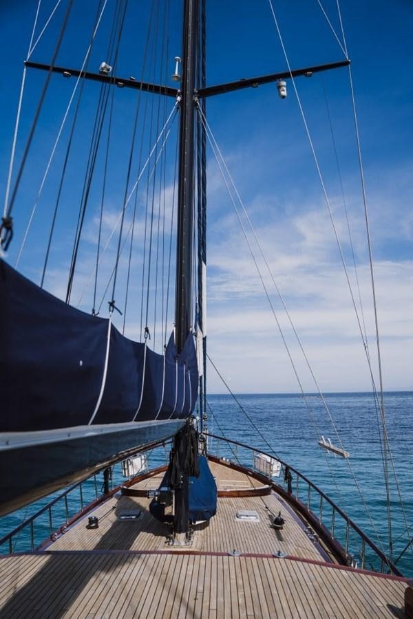 a boat on the water aboard CAPRICORN 1 Yacht for Sale
