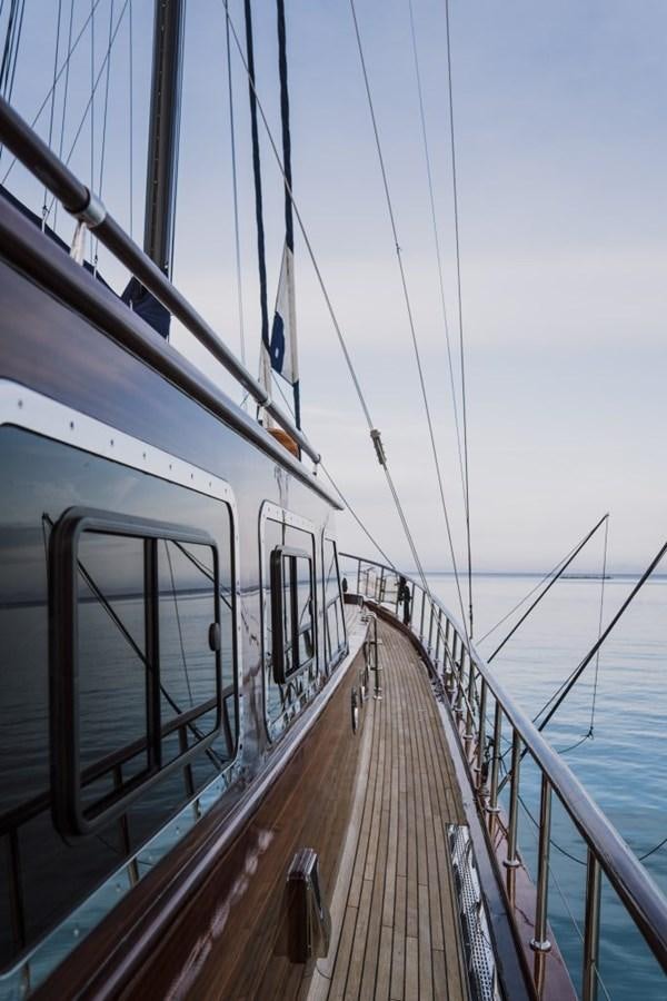 a boat on the water aboard CAPRICORN 1 Yacht for Sale