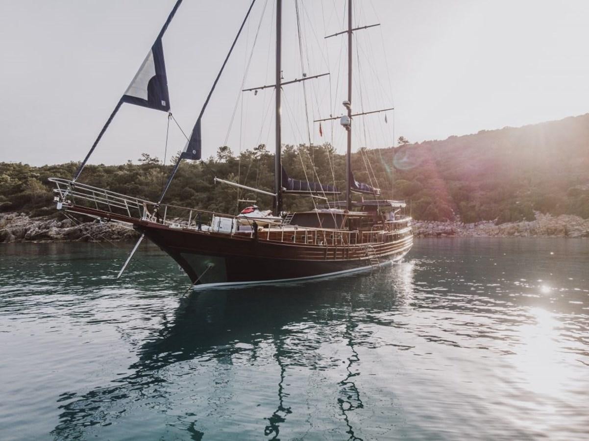 a boat on the water aboard CAPRICORN 1 Yacht for Sale