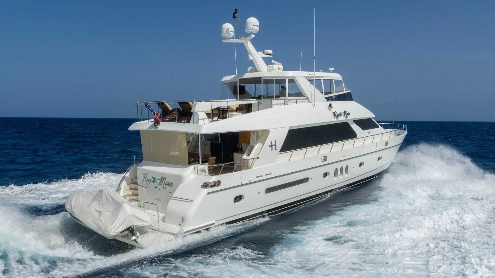 a boat on the water aboard ROXY MARIA Yacht for Sale
