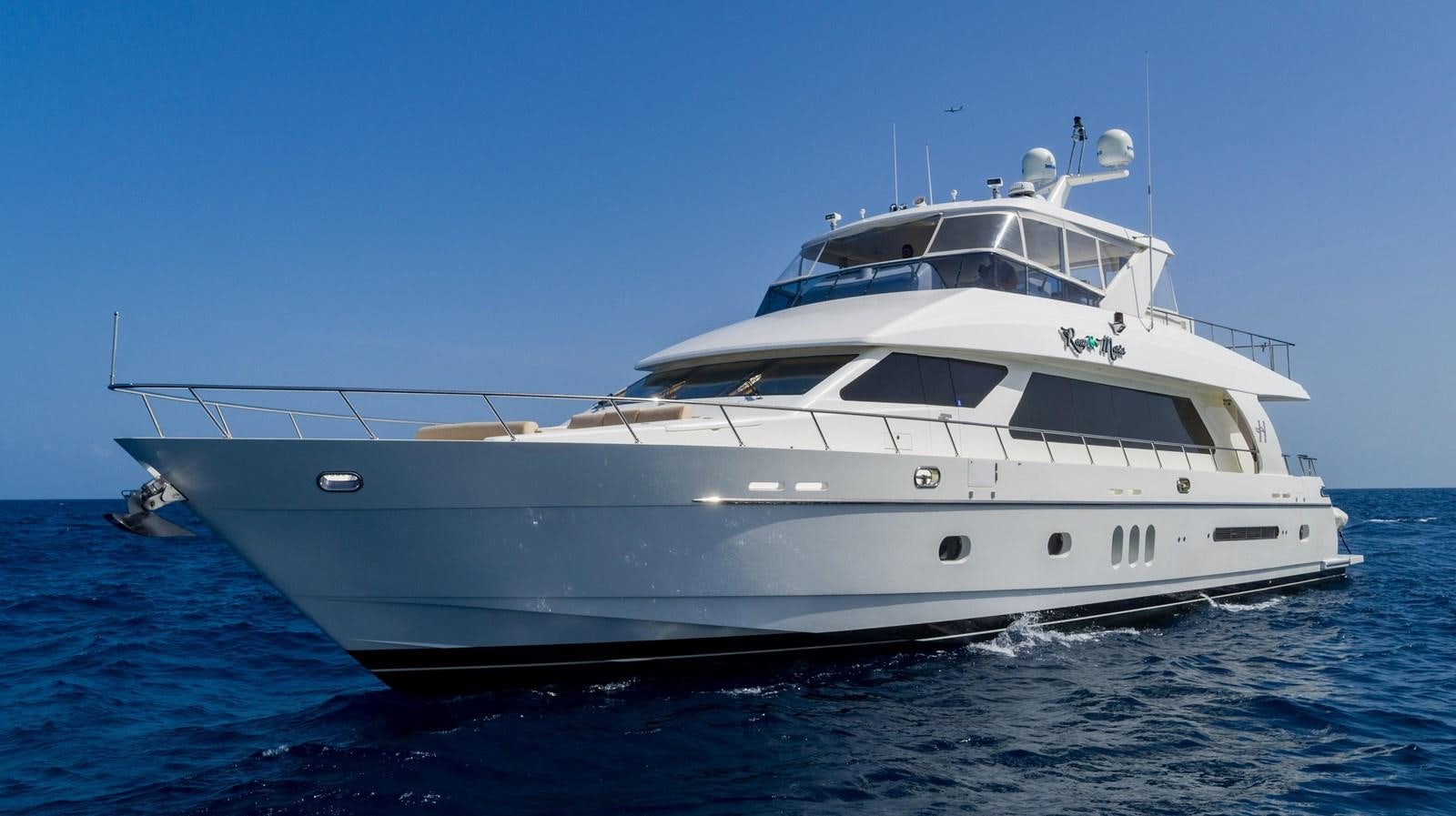a white yacht in the water aboard ROXY MARIA Yacht for Sale