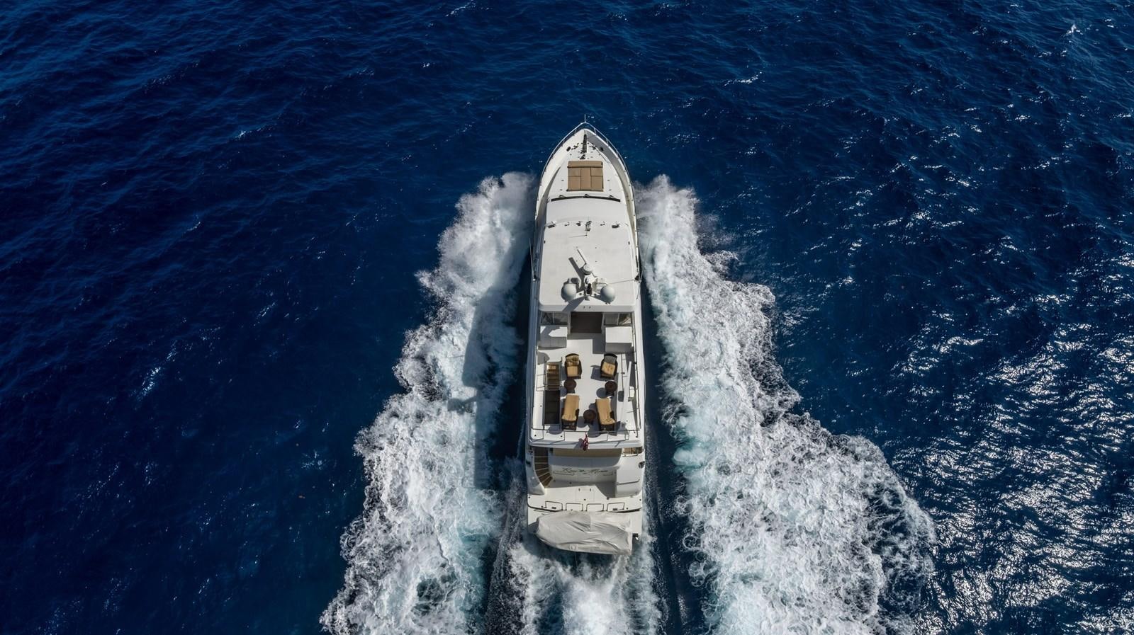 a space shuttle on a large iceberg aboard ROXY MARIA Yacht for Sale
