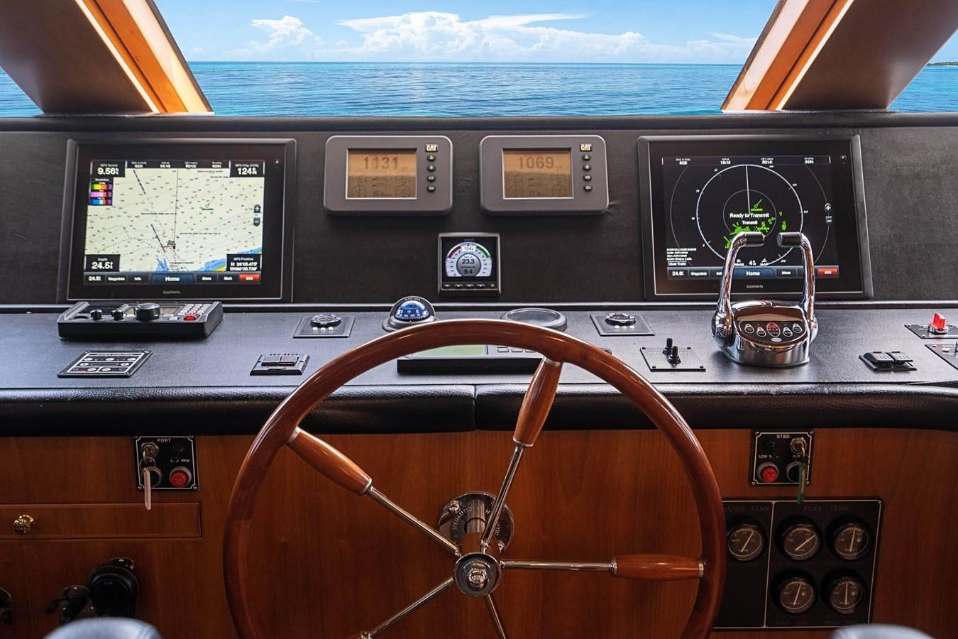 graphical user interface aboard ROXY MARIA Yacht for Sale