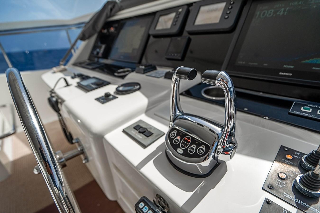 the inside of a car aboard ROXY MARIA Yacht for Sale