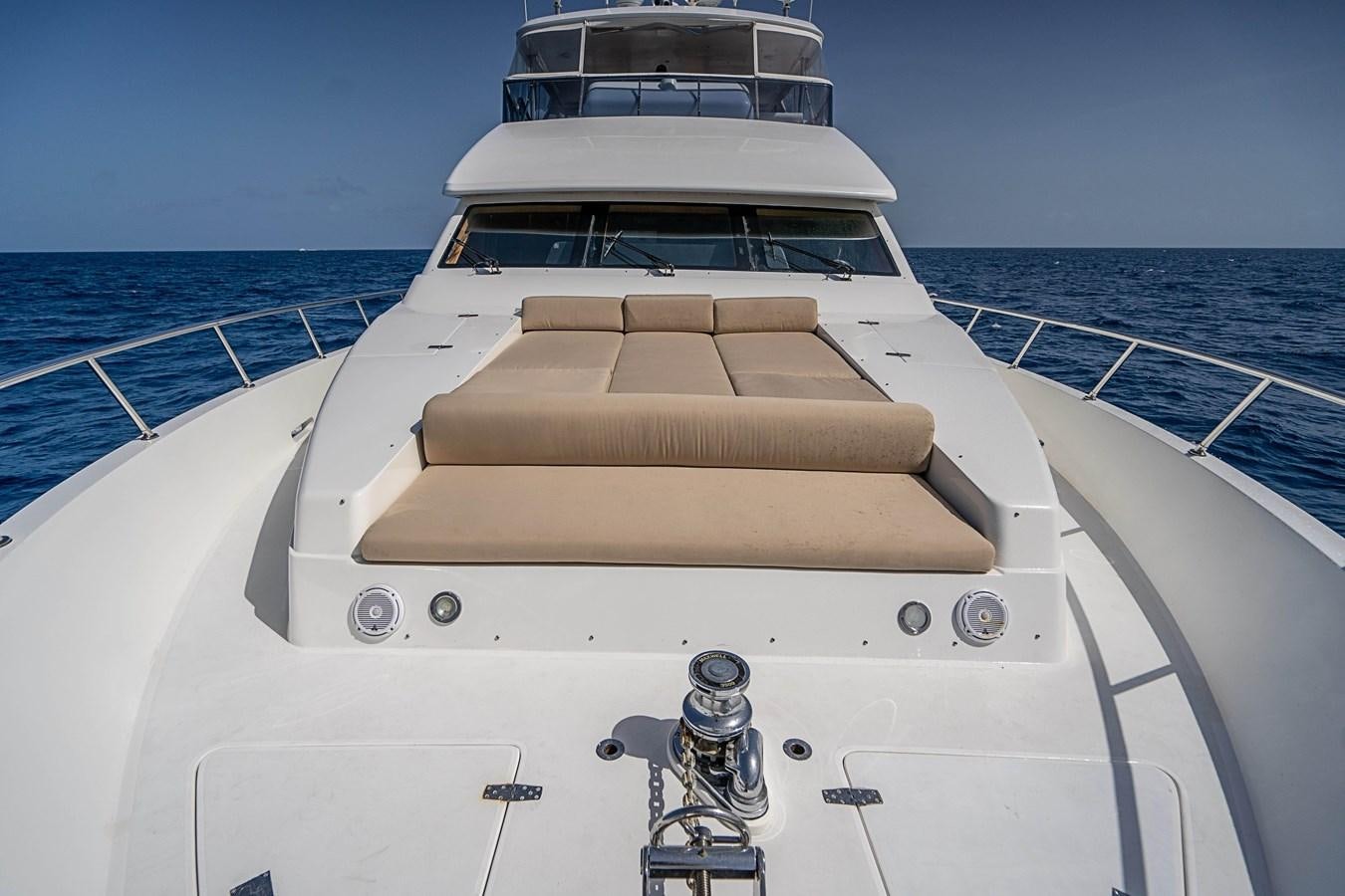 a white yacht on the water aboard ROXY MARIA Yacht for Sale
