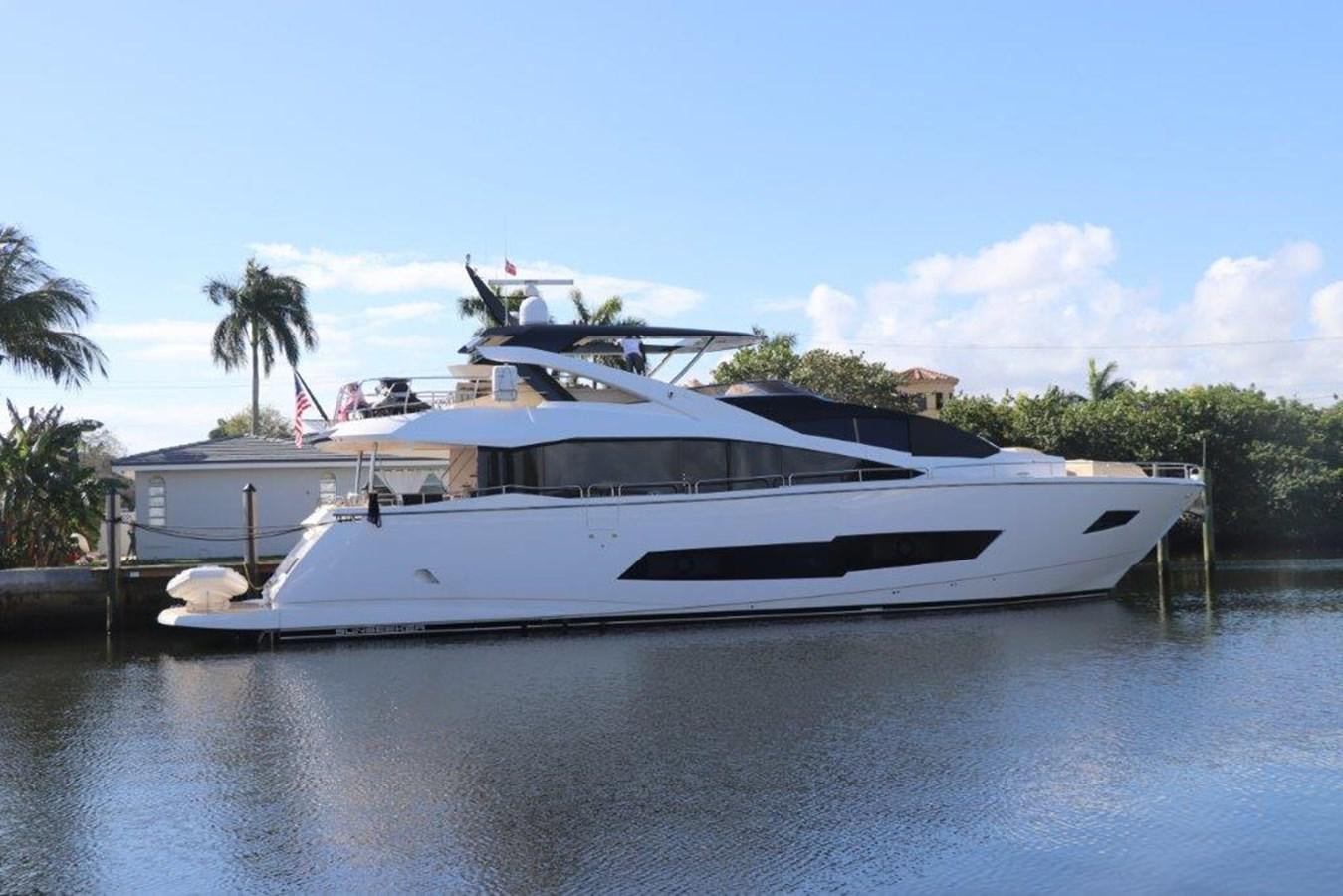 a boat on the water aboard AQUA VISTA Yacht for Sale