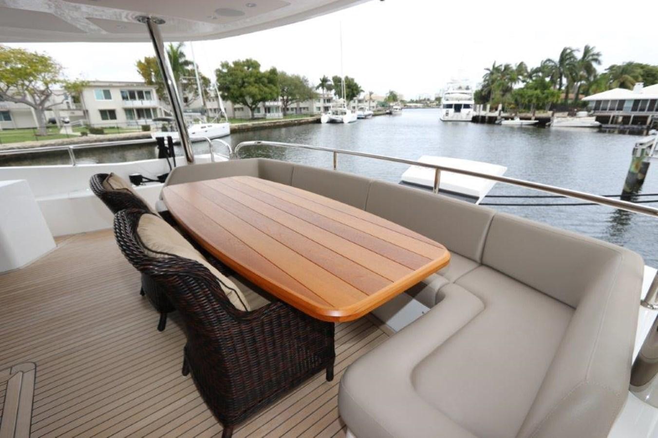 a boat on the water aboard AQUA VISTA Yacht for Sale