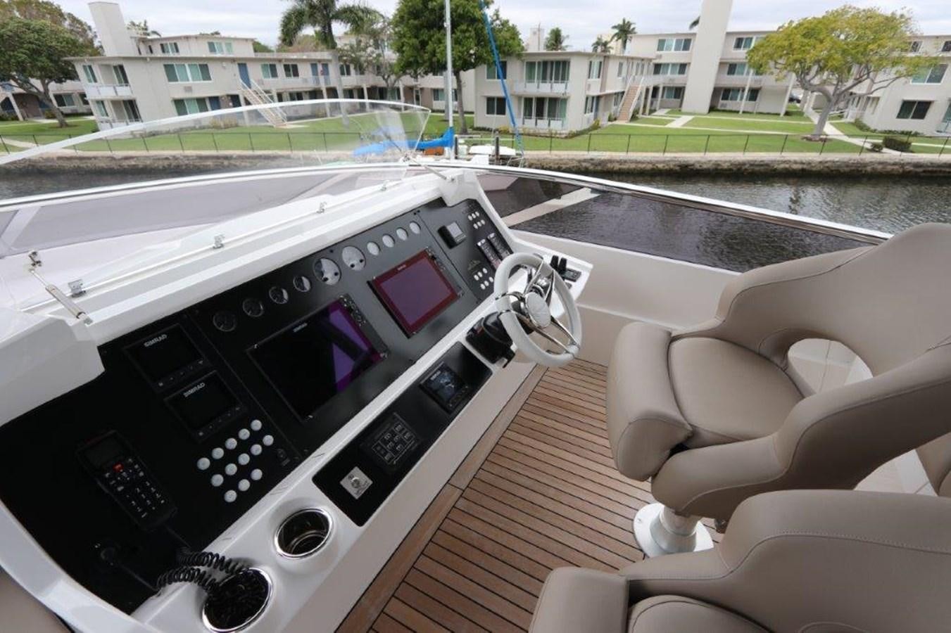 a car on the road aboard AQUA VISTA Yacht for Sale