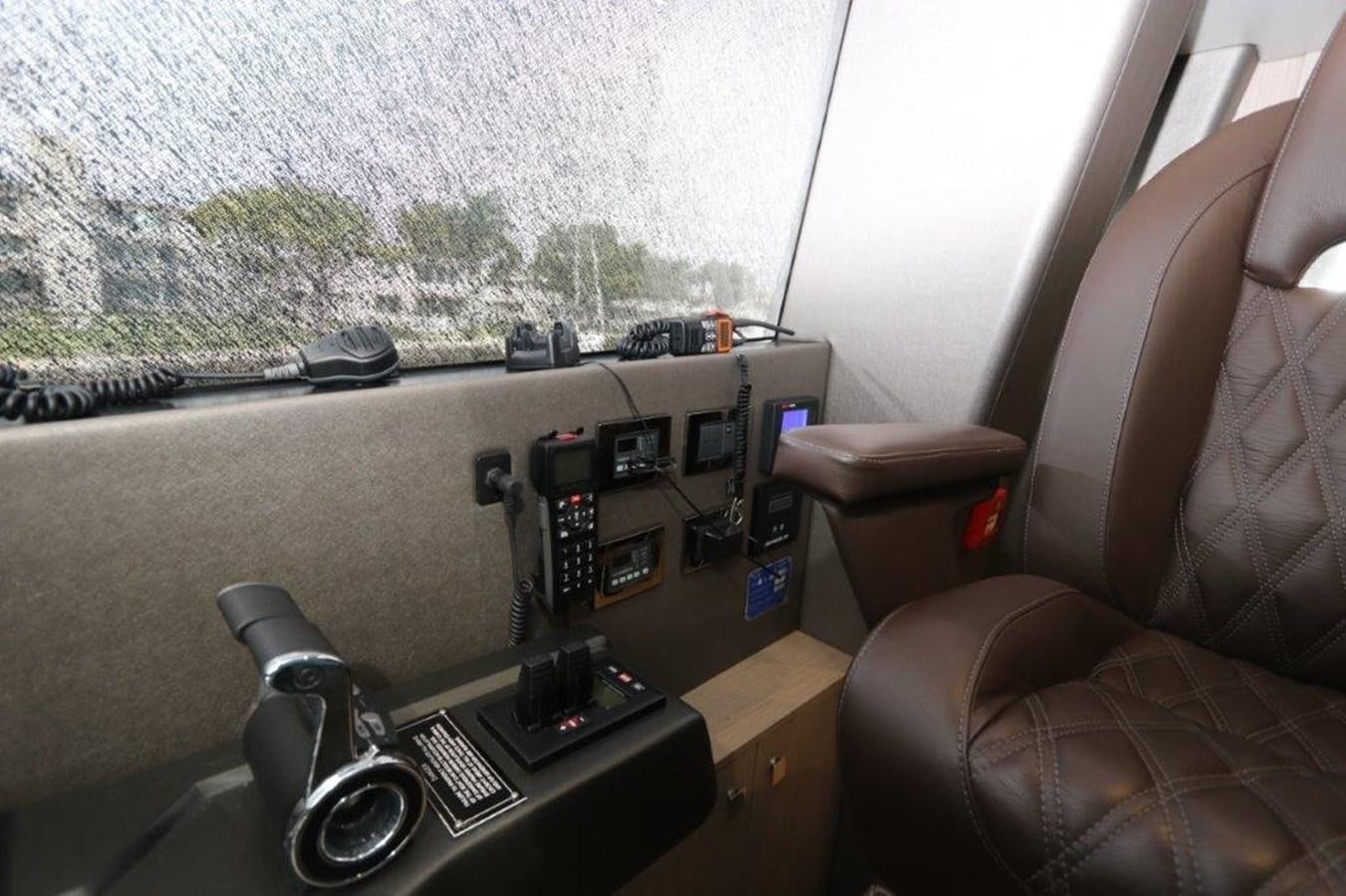 a car on a road aboard AQUA VISTA Yacht for Sale