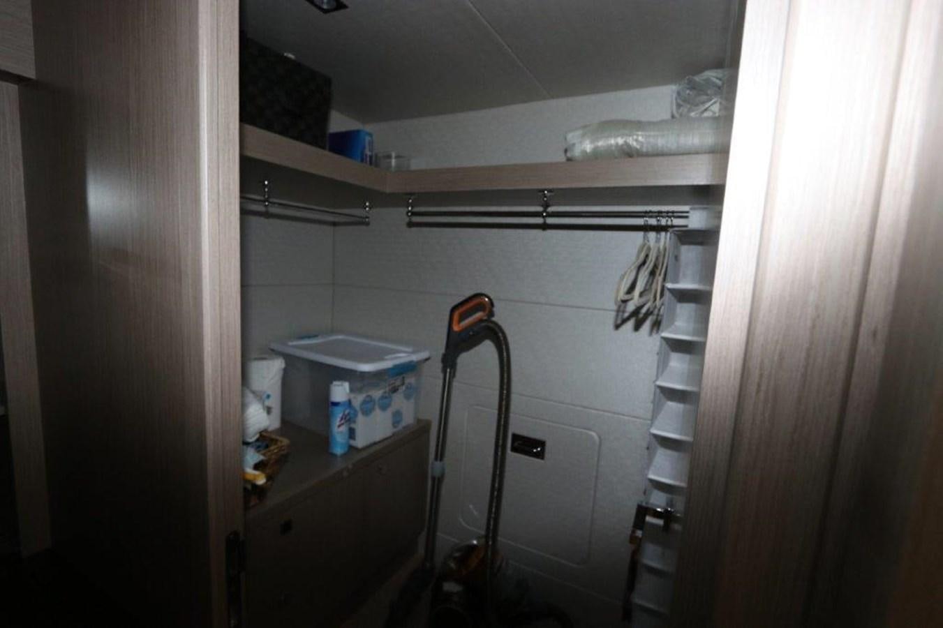 a ladder in a room aboard AQUA VISTA Yacht for Sale